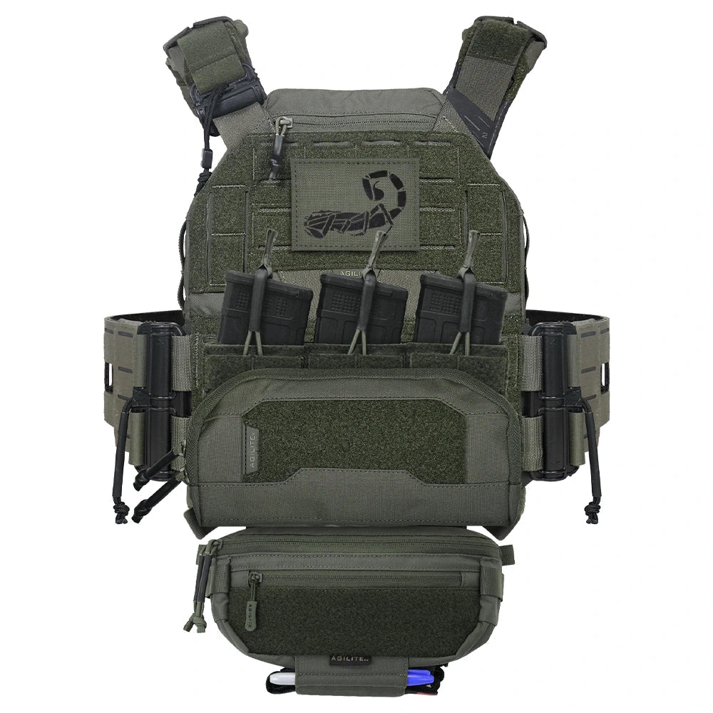 Agilite K-Zero SF Plate Carrier | All-Day Comfort w/ Quick Detach Buckles | Battle-Proven by the IDF