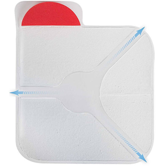 Hyfin Vent Chest Seal, 6" x 6", Twin Pack