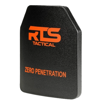 RTS Tactical Ceramic NIJ 0101.06 Level IV Rifle Protection Plate Insert - 10 X 12