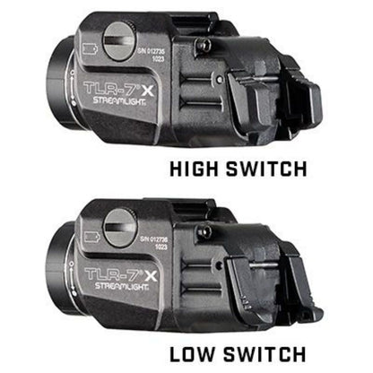 Streamlight TLR-7X | Compact 500 Lumens pistol light w/ Rechargeable Battery 