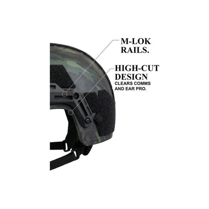 ATE® GEN2 Ballistic Helmet | NIJ IIIA High-Cut – Hard Head Veterans