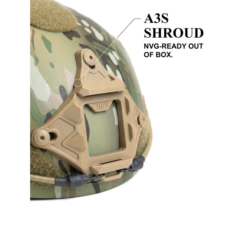 ATE® GEN2 Ballistic Helmet | NIJ IIIA High-Cut – Hard Head Veterans