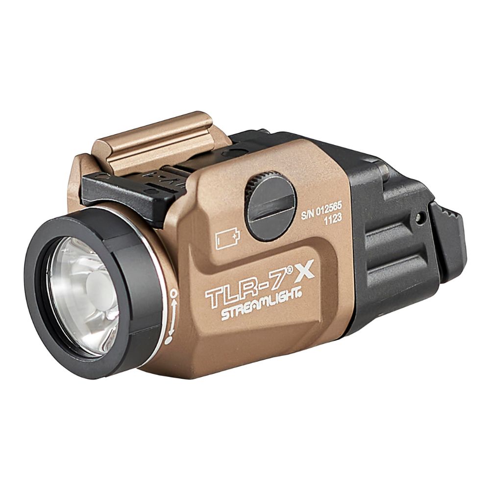 Streamlight TLR-7X | Compact 500 Lumens pistol light w/ Rechargeable Battery 