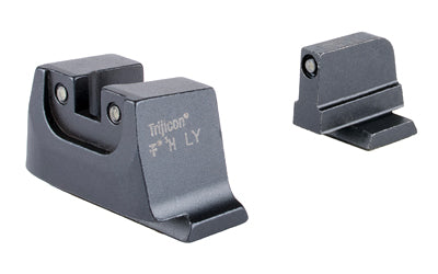 Trijicon Suppressor/Optic Height |  Night Sights |  White Front with White Rear & Green Lamps |  Fits GLOCK 42/43/43X/48